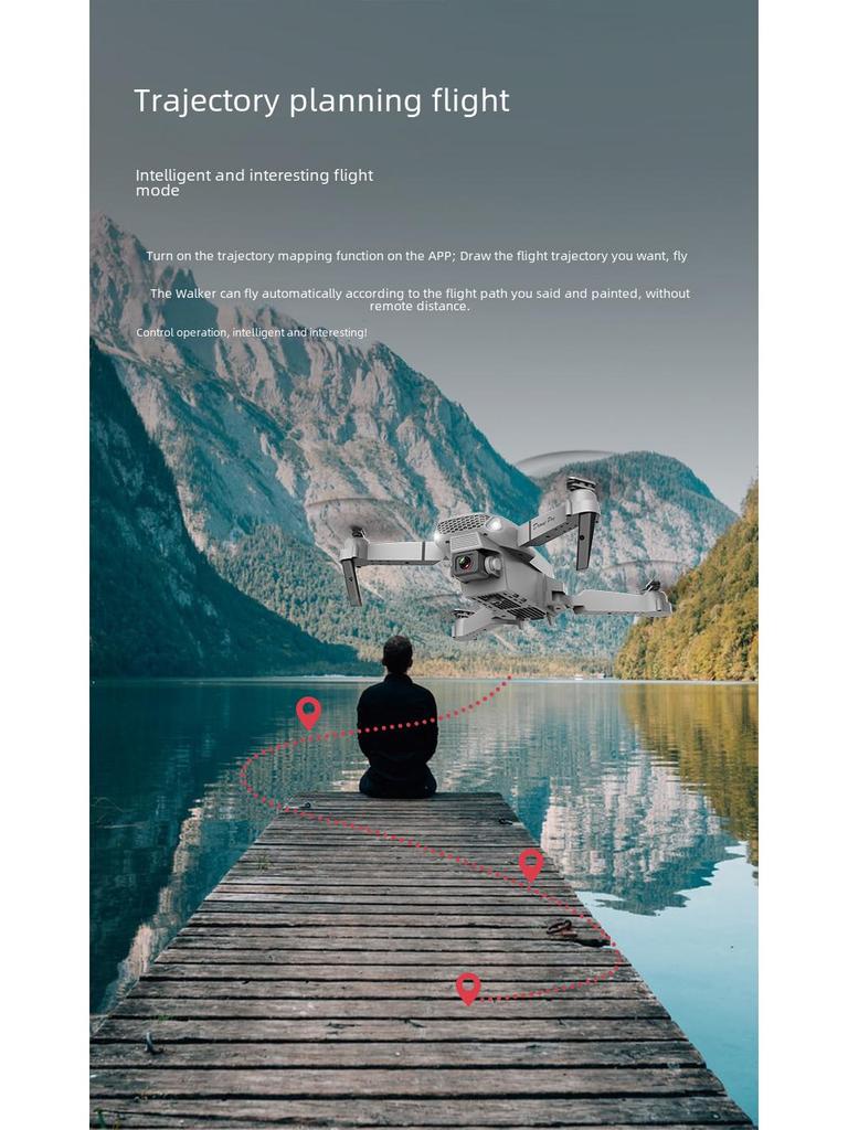 High-Definition E88 K3 Drone: Four-Axis Remote-Control Aerial Photography Toy