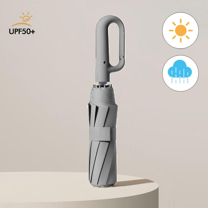 Starkt Vindtätt Automatiskt Paraply Solskydd UV-skydd Fällbart Herrparaply Spänne Regn Stort Parasoll för Kvinnor