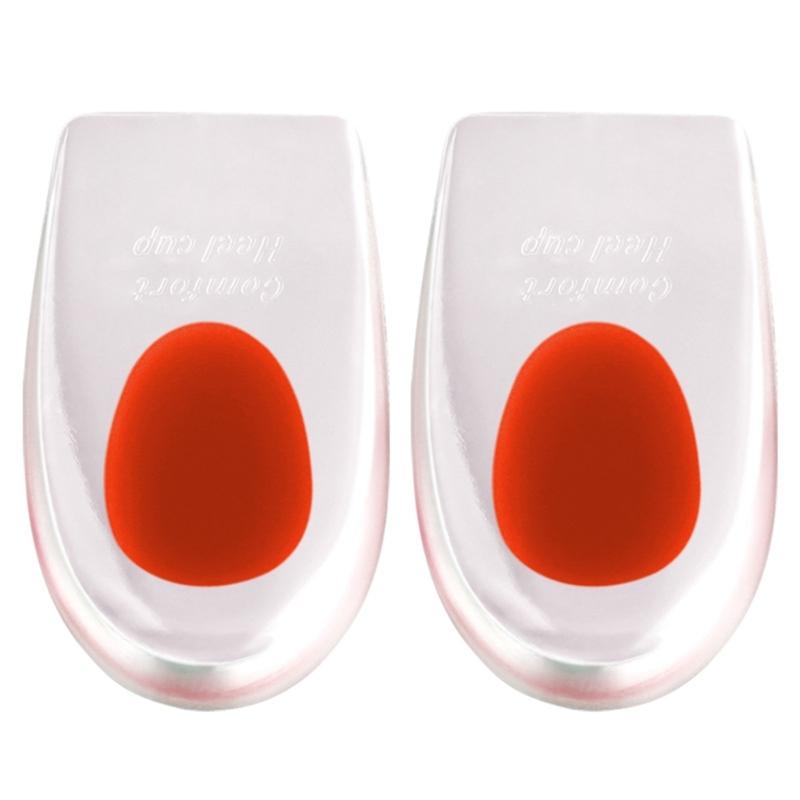 Gel Heel Cushions for Heel Pains Relief, Heel Cushions Inserts Gel Heel Cup Heel Support Pads Heel Inserts for Women Man