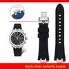 AI1108 Quick Release Metal Adapter Silicone Watch Band For Maurice Lacroix AIKON AI6008 AI6007 AI6038 AI6058 AI1018 Rubber Strap