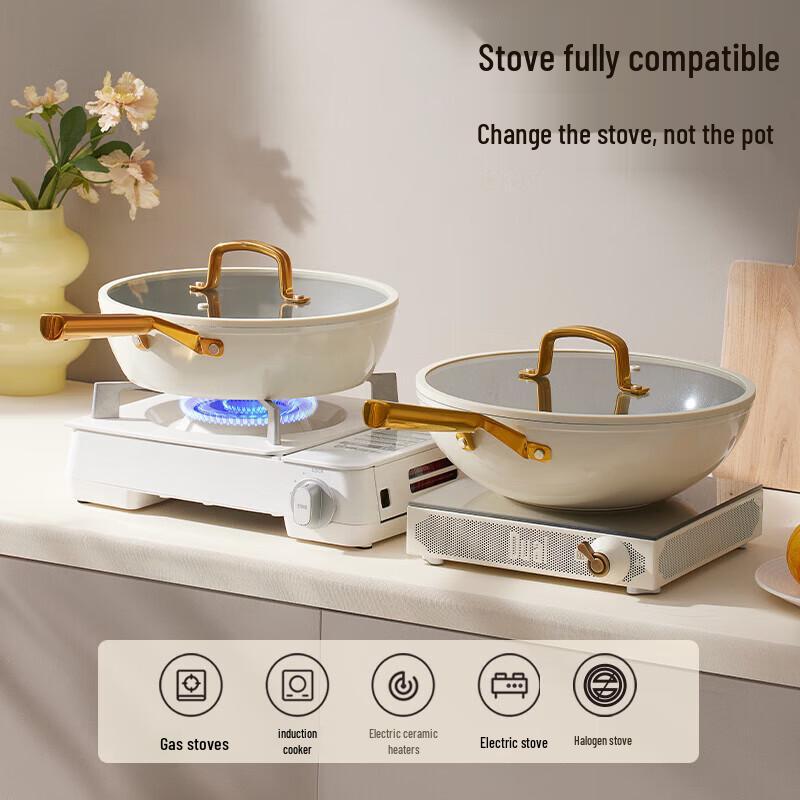 COOKER KING 30cm Non-Stick Frying Wok