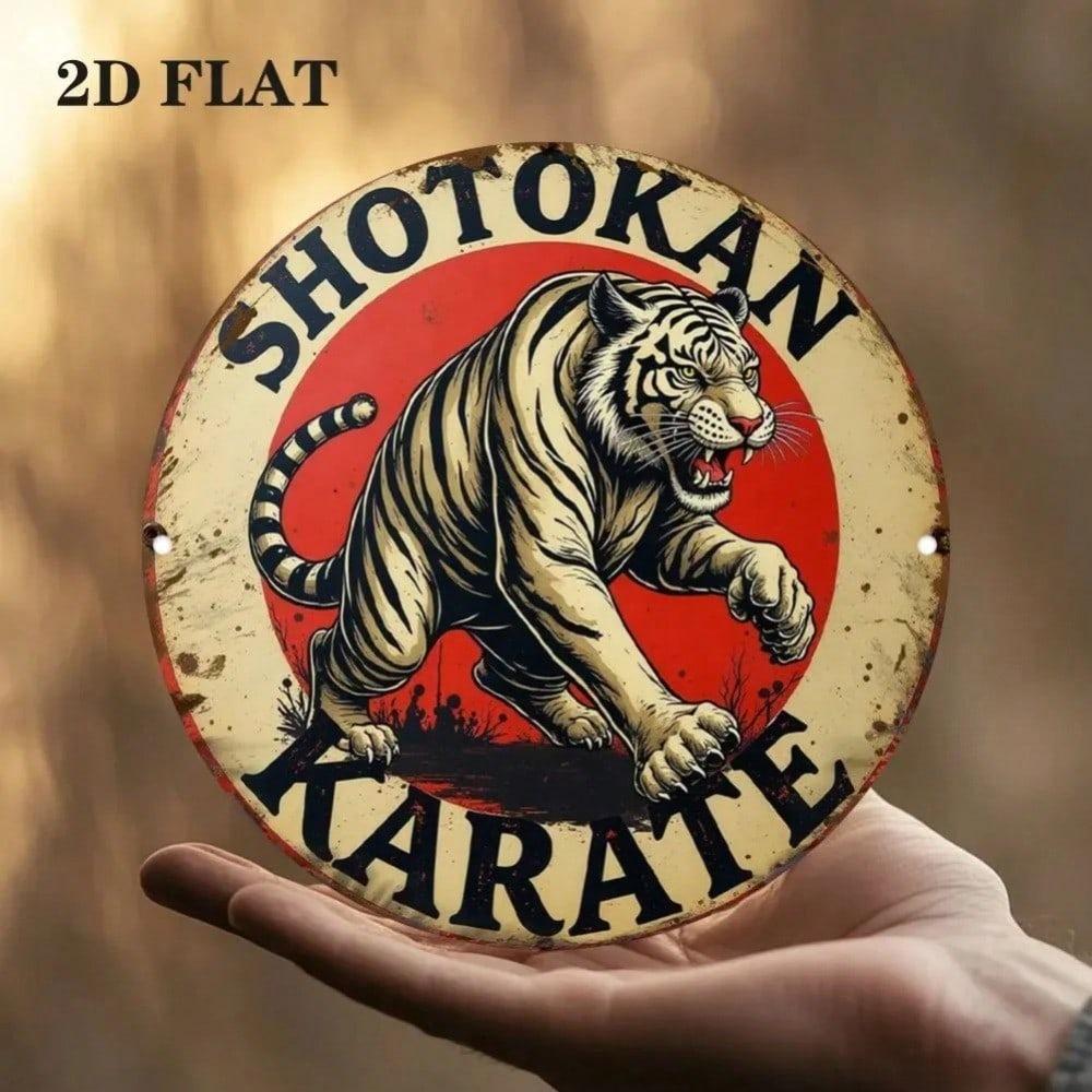 Vintage Martial Arts Canvas Wall Art Home Decor Belt Logo Print