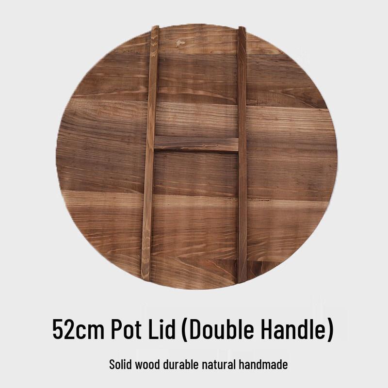 Traditional Solid Fir Wood Pot Lid