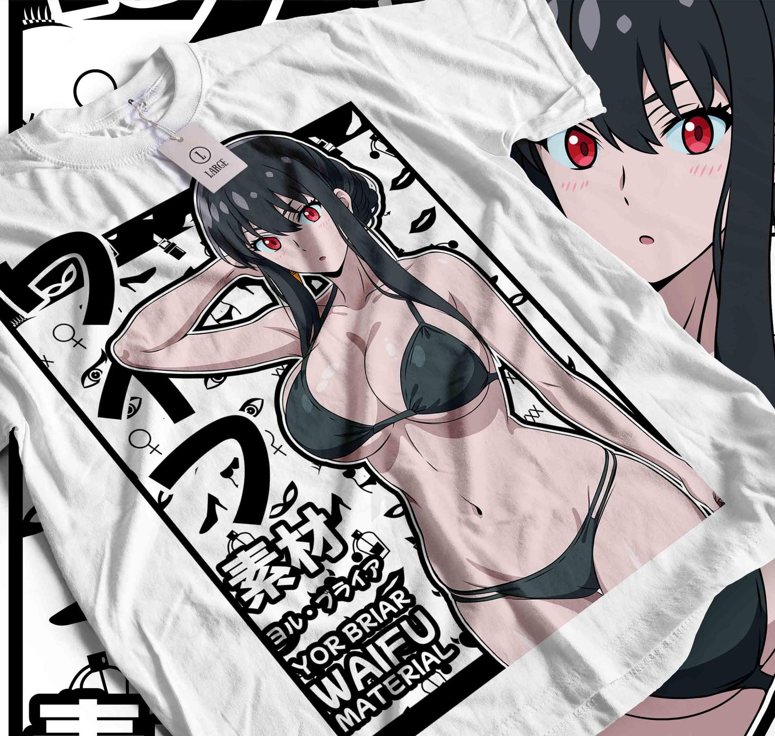 Anime Family T-shirt Unisex, Family Gift, Anime Manga Shirt, Anime Shirt, Graphic Anime Tee, Manga Shirt, Japan M