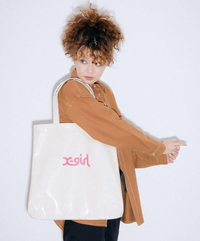 Tragetasche MILLS LOGO TOTE BAG 105213053012 Weiß [X Girl] Damen