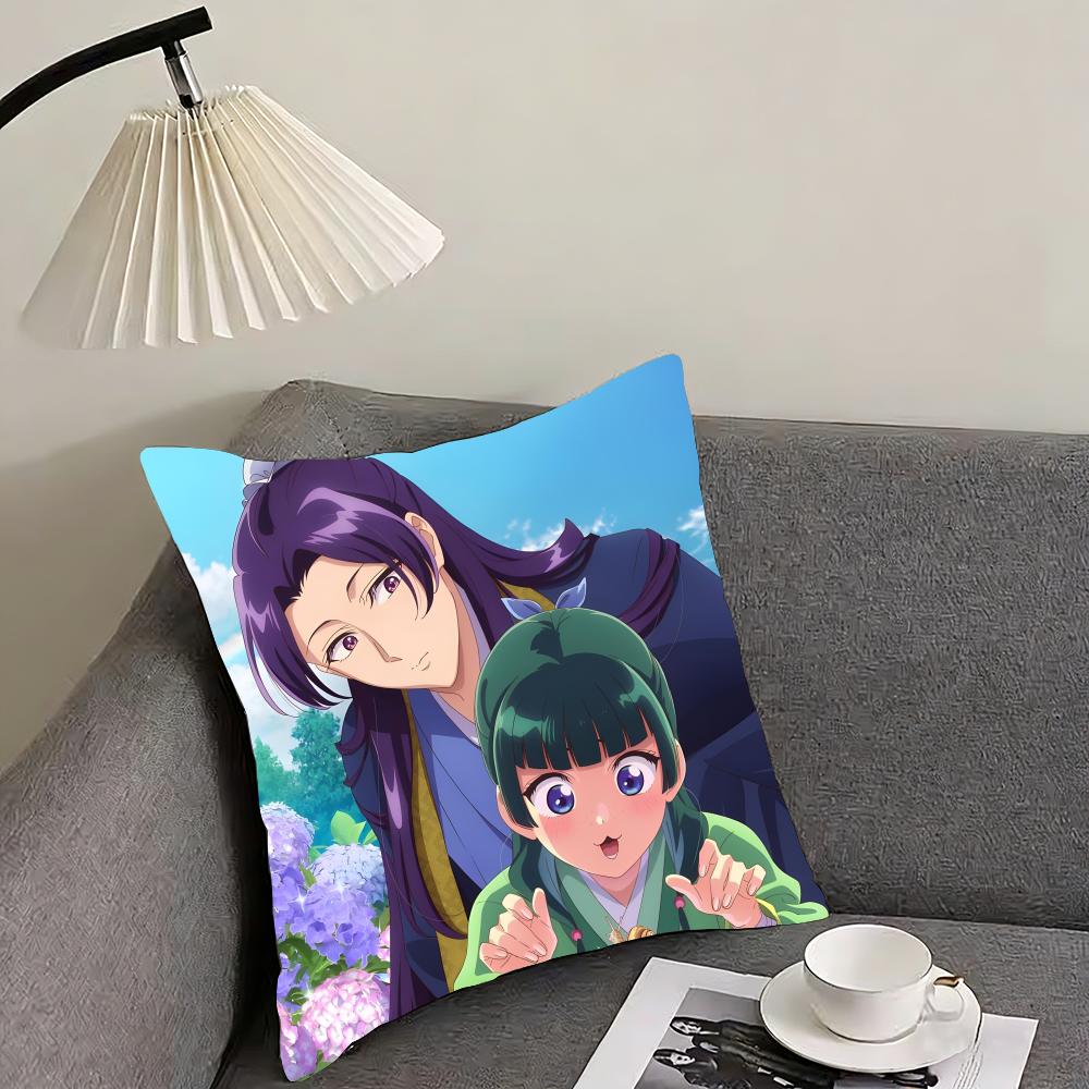 TThe ApothecaryY Diaries Anime Cushion Cover Pillowcase Ultra Soft Skin Friendly Fabric Cloud Like Comfort  Concealed Zipper
