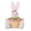 Easter Rabbit Decor With Candy Storage Basket Rabbit Candy Bowl Dish Easter Eggs Table Container For Supermarket Home School