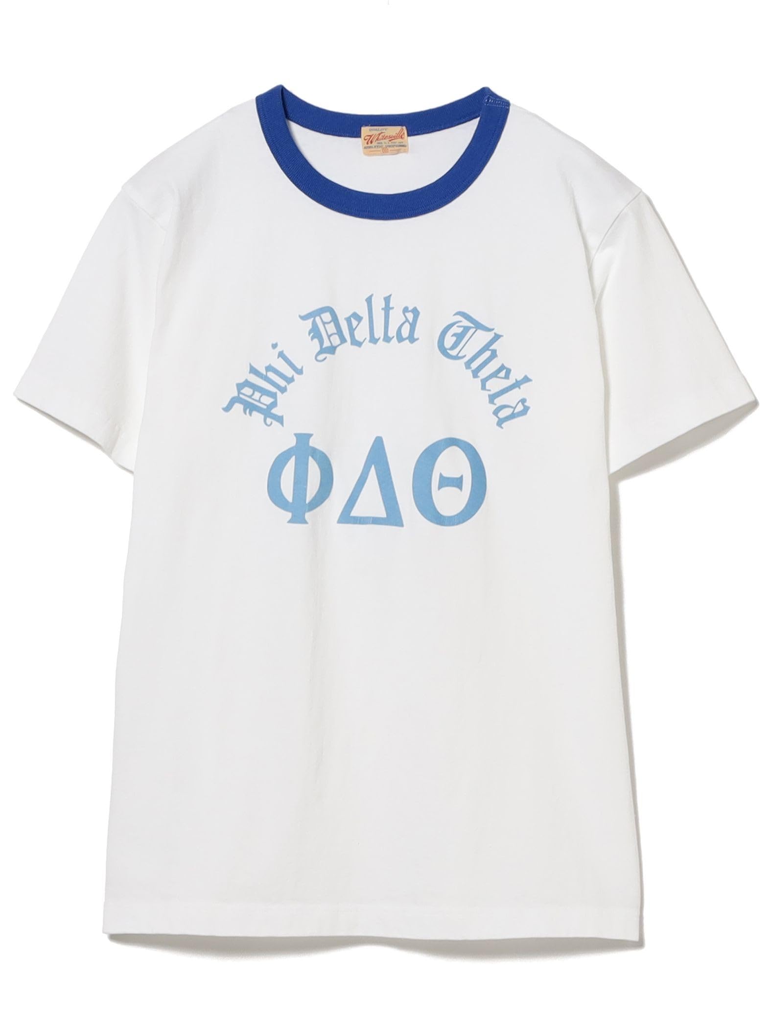 

Beams Boy S/S TEE WHITESVILLE RINGER T-shirt Women s OFF_WHT Size S