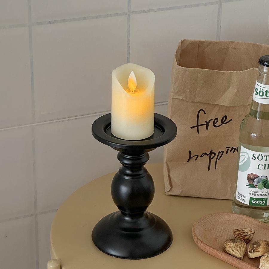 Roman Column Retro Style Aromatherapy Candle Holder for Dining Table Decor