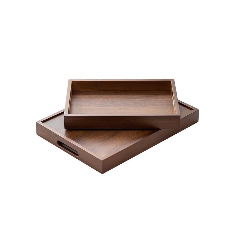 Walnut Wood Rectangular Tea Serving Tray