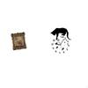 Floral Photo Frame And Wall Clock Antique Picture Holder with Quiet Movement for Home Office Dorm