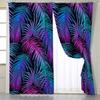 2 Panels Tropical Plants Palm Coconut Tree curtains Sunset Curtains for Bedroom Living Room Kitchen Floor-to-ceiling Windows