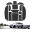 Smabee 12PCS Center Console Liner for Volvo EX30 2025 2026 Cup Holders Inserts for 2025 Volvo EX30 Door Slot Mats Anti-Dust Mats Interior Accessories