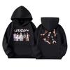 Girls' Long Sleeve Hoodie with Graphic Print and Pockets Casual Pullover Sweatshirt