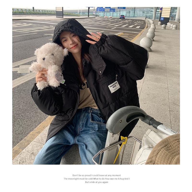 DAFIFY Moda damă ocazional toamnă iarnă imprimeu culoare uni jachete și paltoane cu mânecă lungă