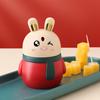 Cute Rabbit Toothpick Box Toothpick Dispenser Ceative Push Press Type Toothpick Jar Holder Household Convenient Gift Home Gadget