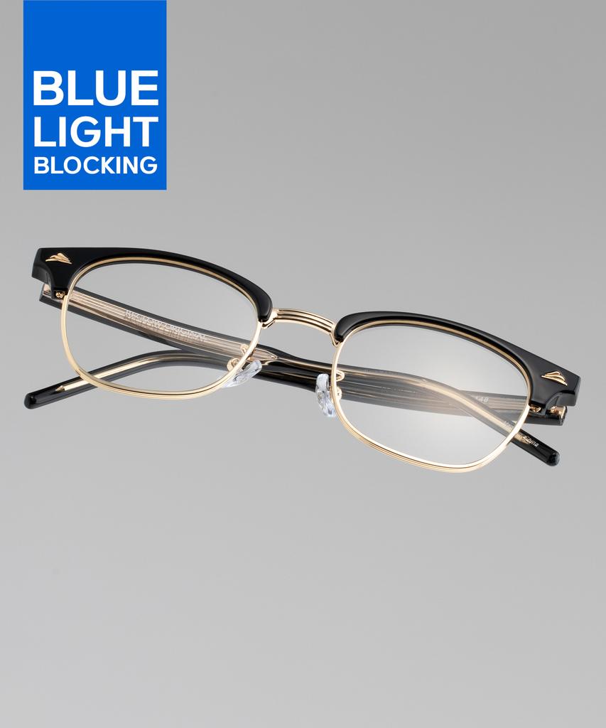 Likkeullou Rc Yleen Silver Blue Light Glasses Black