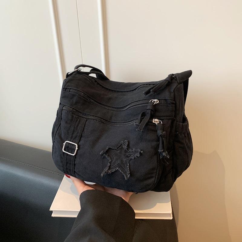 Fashionable Multi-purpose Shoulder Bag with Unique Design, Retro Style, Multiple Compartments, Suitable for Daily Use, Crossbody Bag Casually