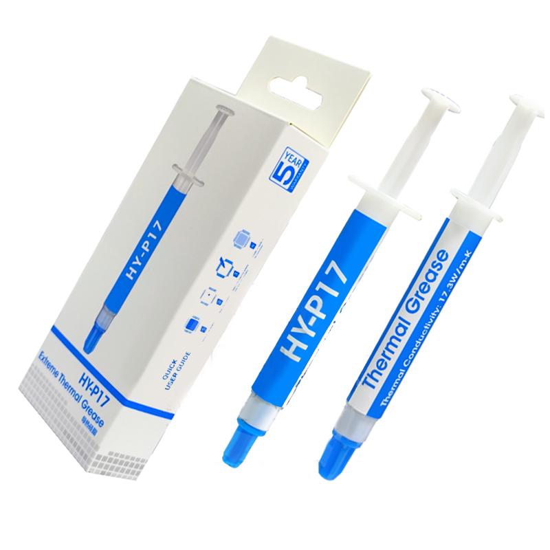 

1 Piece High Thermal Conductivity 17.3W/M-K Hy-P17 Premium Performance Thermal Paste For All Processors Cpu/Gpu Diy Accessories one size