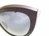 Oryginalne okulary przeciwsłoneczne CHANEL Gray Lends Brown Plastic Frame Eyewear #7283 Odnowione