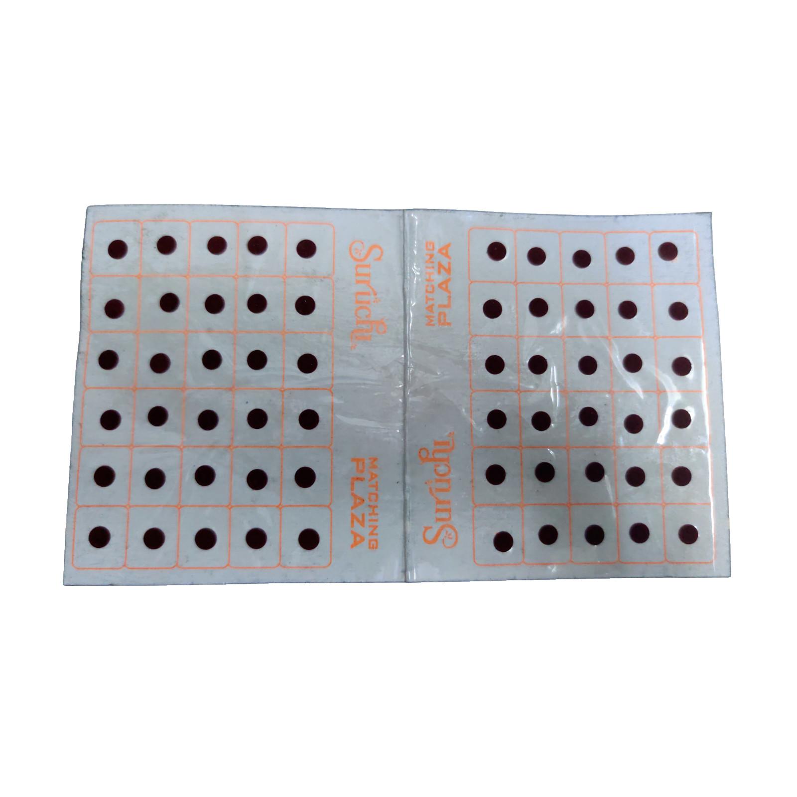 @ Indian Traditional Plain Bindi Maroon Color For Women Zr473-60%Off