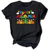 Super Mummio Womens Mothers Day 100% Cotton T-shirt Mens Tees Top Top Funny Cute Mom Mama Gift Idea #MD