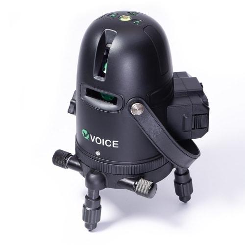 VOICE Laser Level, 2-Line Green Laser, Model-G2, Laser, Vertical and Horizontal Line Projection Model, Remote Control Via App, Touch Switch