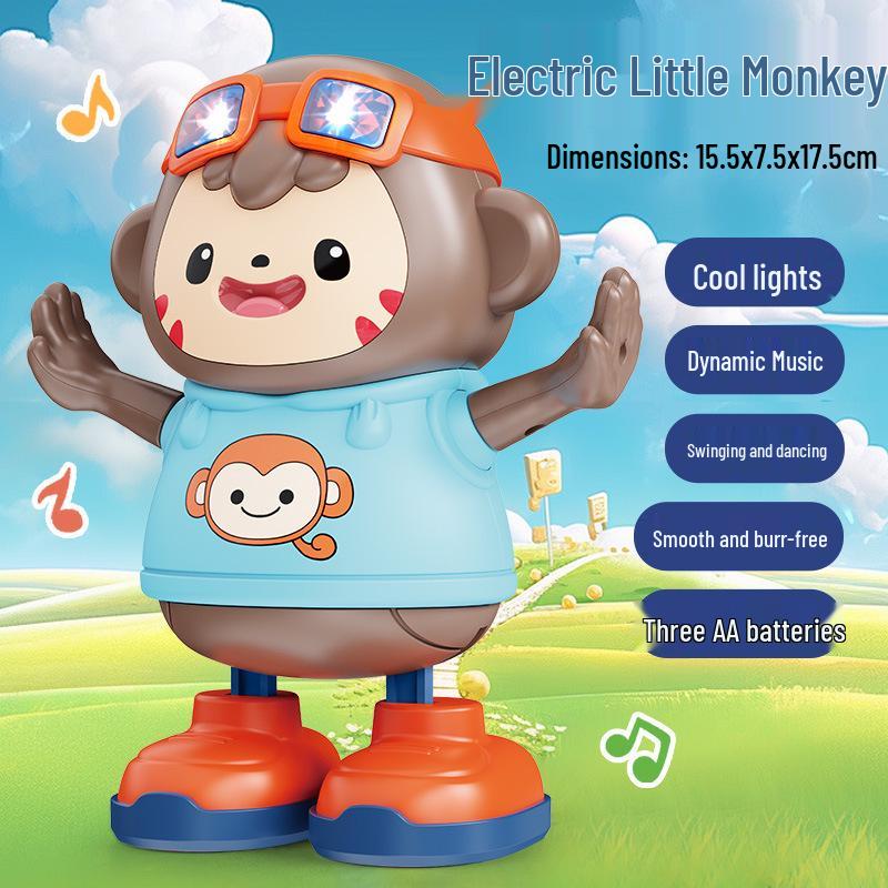 Electric Rocking Penguin Toy with Lights, Music, Singing & Dancing Functions