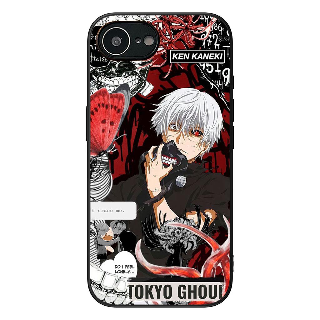 Cover for Apple iPhone 16 15 14 11 Pro Max 7 8 Plus + SE2 SE3 SE 2022 2020 Casing Phone Case Tokyo Cartoon Ken Kaneki Ghoul