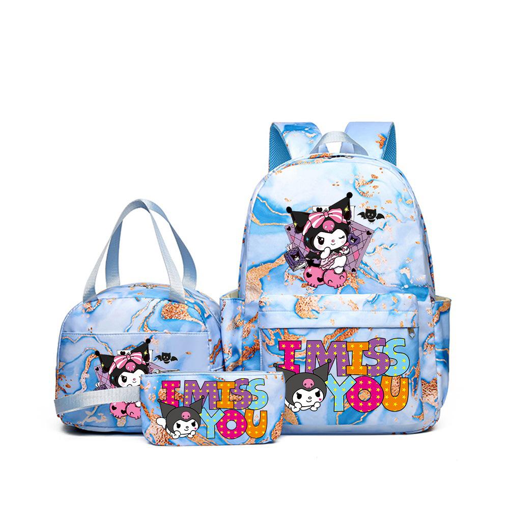 Student Schoolbag Cartoon Cute Large Capacity Backpack Lightweight Waterproof Middle School Student Backpack
