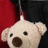 Hot! 20 Cm High Bear  Doll  Backpack  Pendant Solid Color Plush Stuffed Animal Bear Toy
