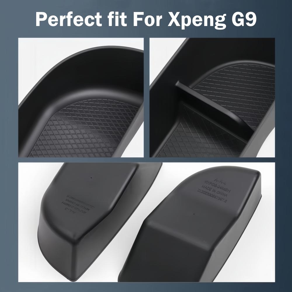 Für Xpeng G6 G9 Türseiten-Aufbewahrungsbox TPE Vorderer hinterer Türgriff-Organizer Aufräumen Autozubehör