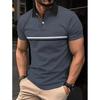Summer New Quick Drying Lapel Polo Shirt With Button Pocket For Men'S Sports Polo Shirt Fitness And Casual Slim Fit Daily Work Shirt
