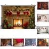 Photo Christmas Photography Props Background Cloth Vinyl Backdrop Xmas Studio
