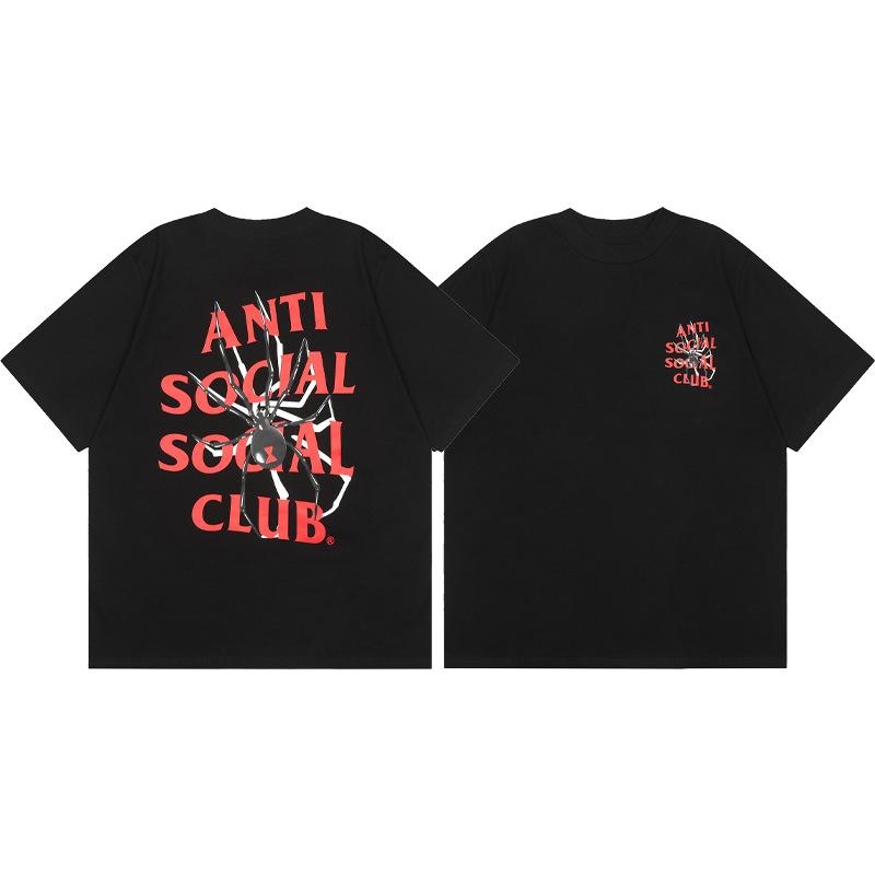 Difference Market Currency ASSC CLUB Hiroshi Fujiwara Lightning Series Printed Men's and Women's Loose Casual Short Sleeve T-Shirt