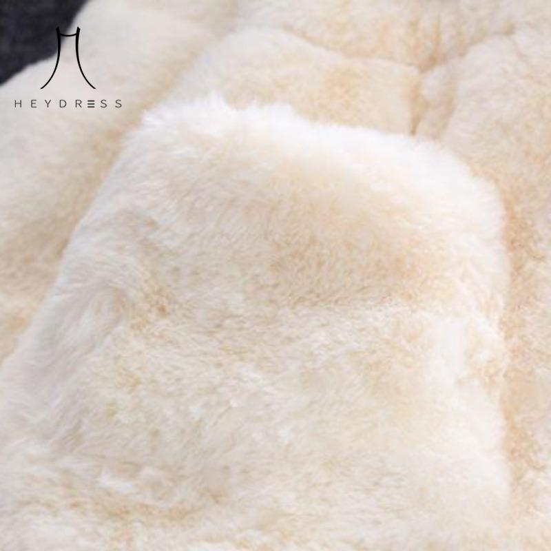 2023 Children Clothing Autumn Winter New Girl Children Imitation Fur Cotton-padded Jacket Ears Thickened Jacket Winter Fashion Warm Coat