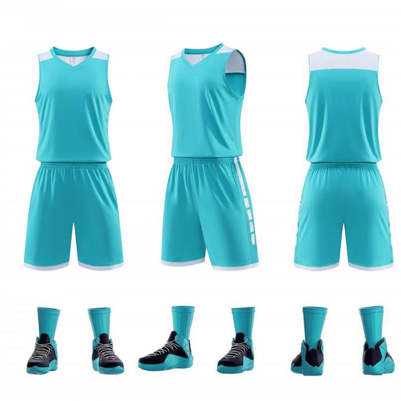 Speedy Quick-Drying Breathable Basketball Uniform Set for Men's Training & Competitions