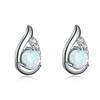 Earrings Source Three-claw White Opal Wing Stud Earrings