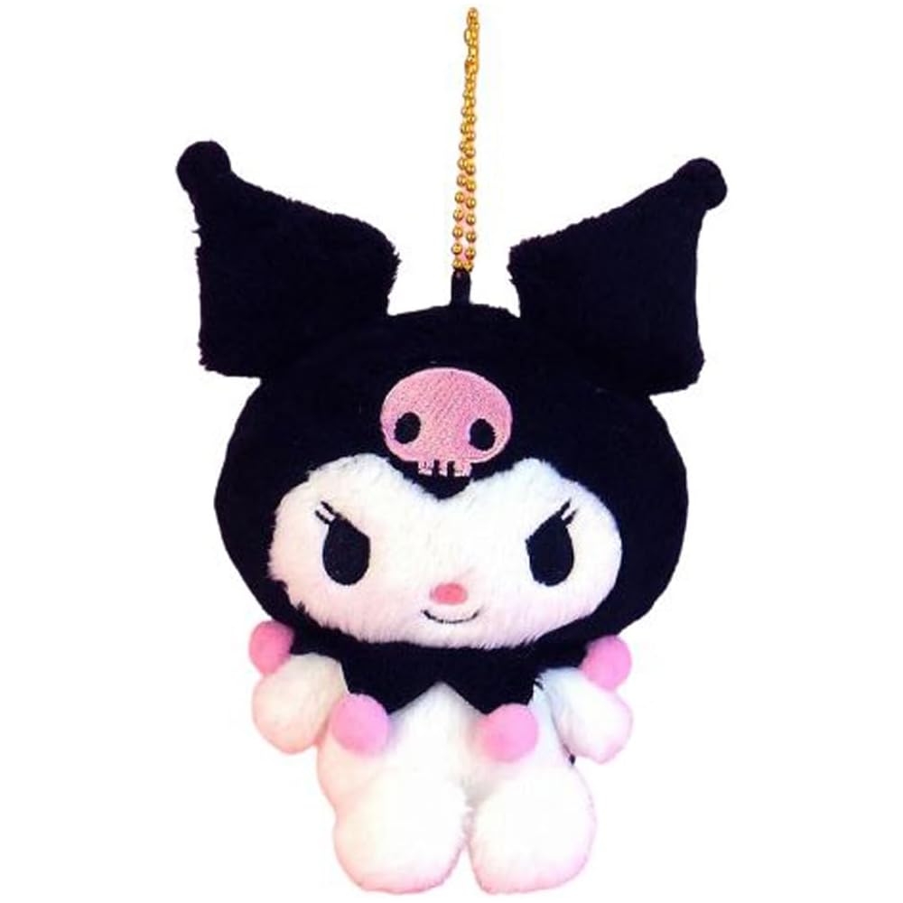 Nakajima Corporation Sanrio Hohowho Plush Toy Kuromi Mascot Soft Stuffed Animal 147950-20