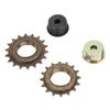 2PCS Freewheel Left Drive Adapter Set Iron 16T 18T Bike Freewheel Flywheel Cycling Accessories for