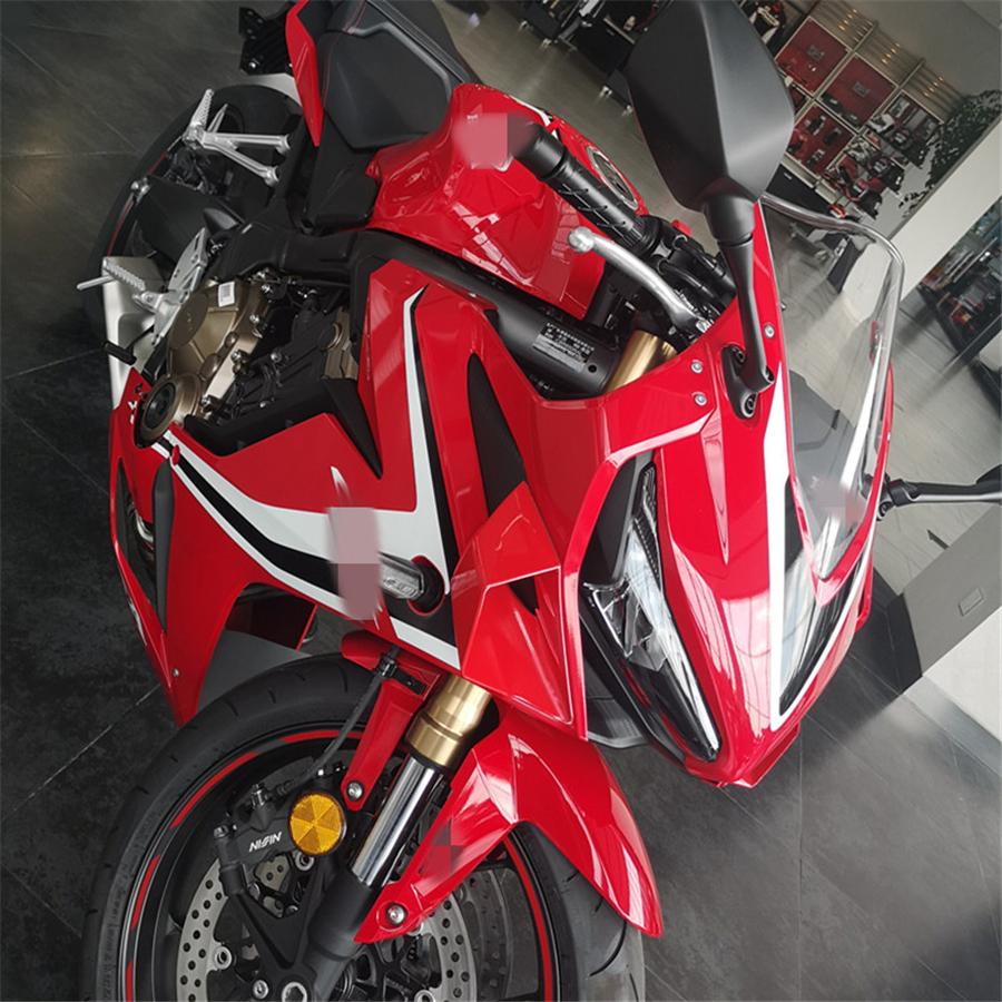 Motorcycle Front Fairing Aerodynamic Winglets Side Spoilers Decorative Dynamic Wing Kit Sticker For Sport Bike