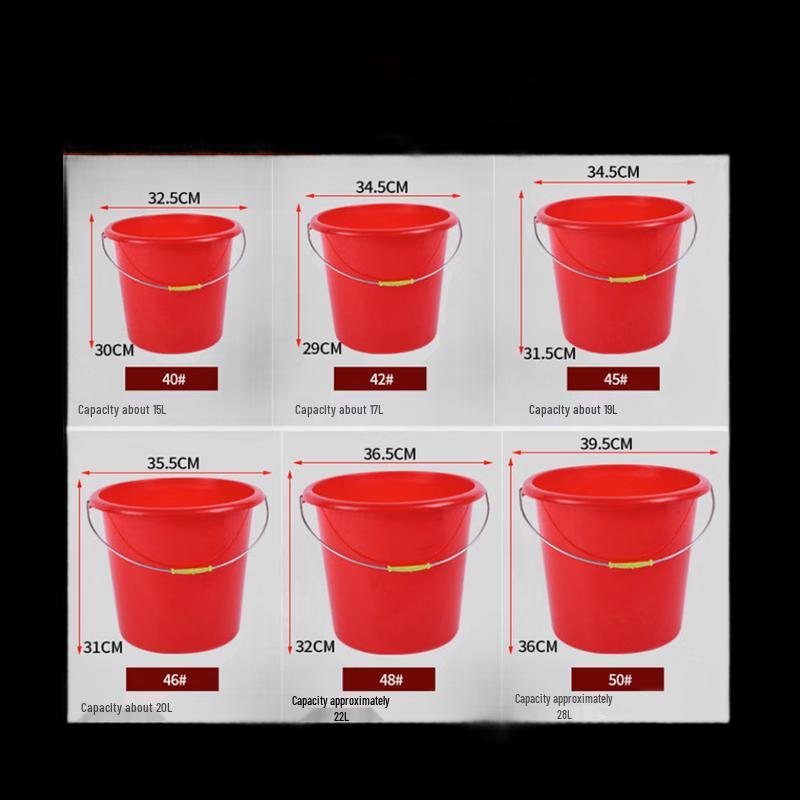Thickened Portable Plastic Bucket