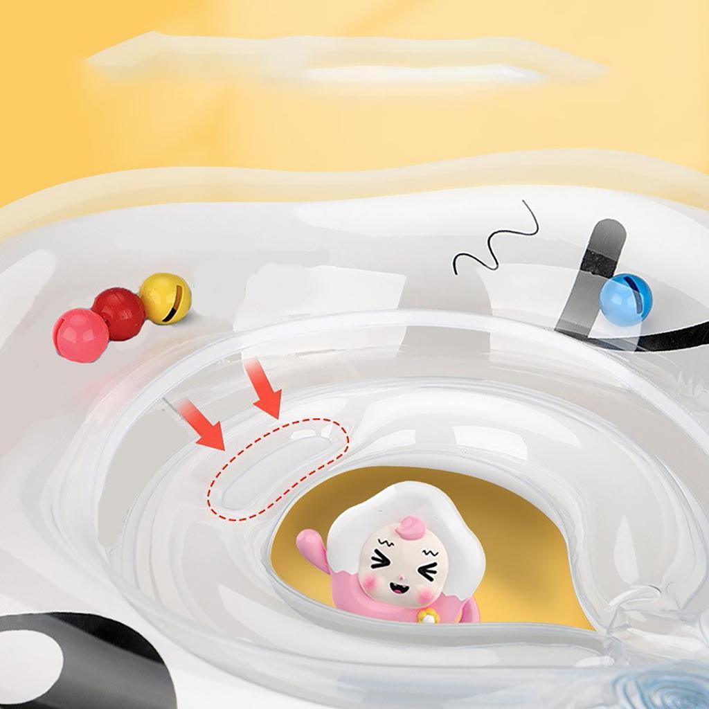 Children's Baby Swimming Ring, Baby Cartoon Sitting Ring, Baby Swimming Ring Thickened Floating Ring