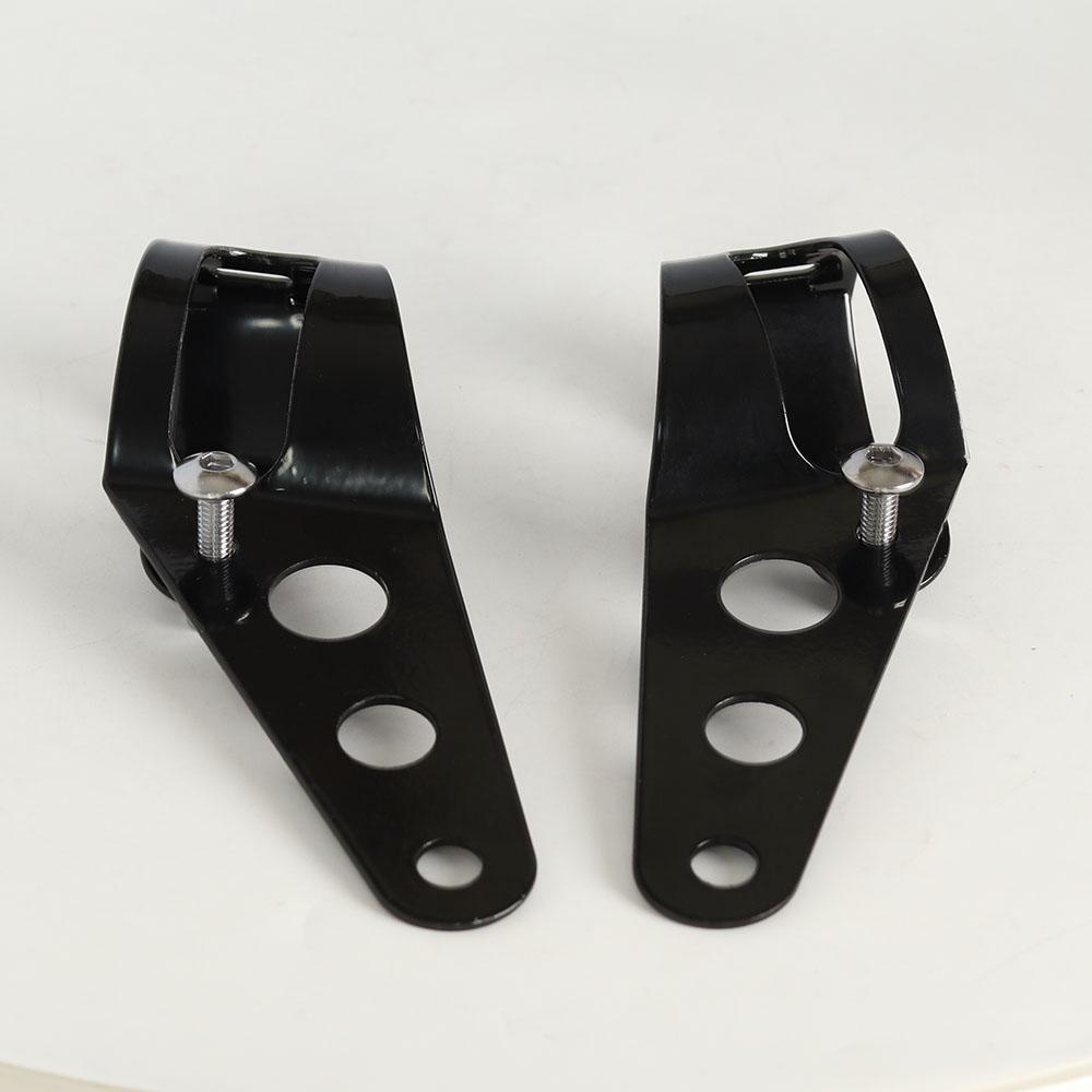 Motorcycle Fog Light Bracket Motorcycle Auxiliary Headlight Support Fork Spotlight Holder Moto Work Lamp Bracket