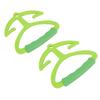 2PCS Grocery Bag Carrier Handle ABS TPR Holds 80lbs Comfortable Grip Plastic Bag Holder Handle for Carrying Shopping