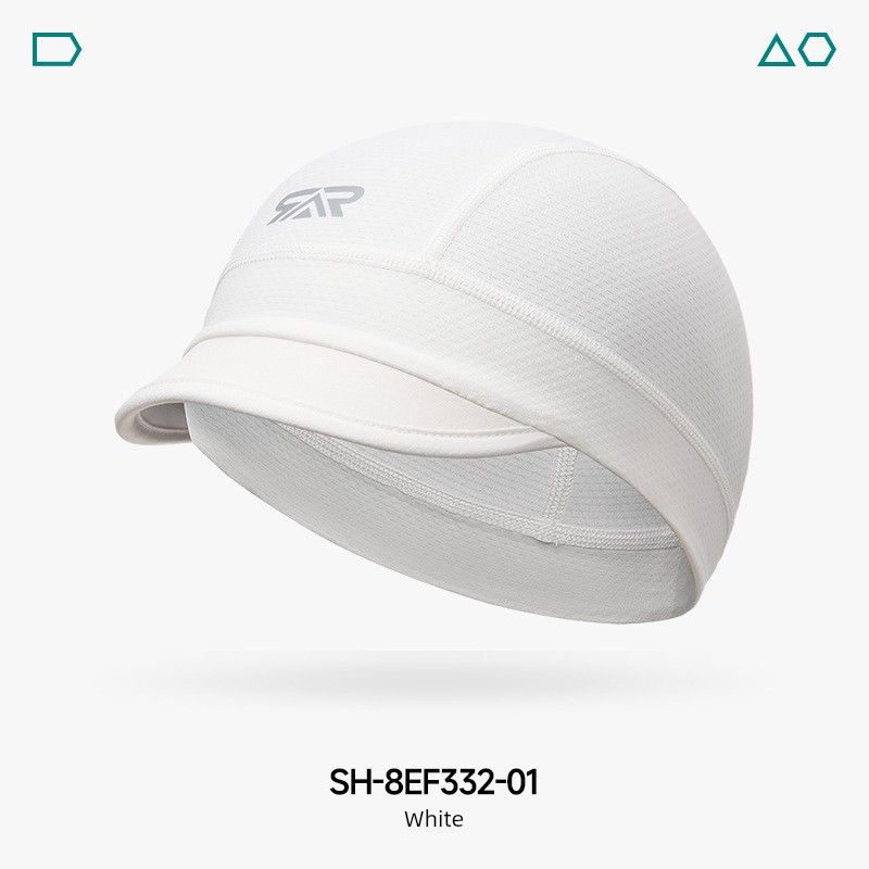 

Sun Moss Riding Cap Outdoor Sunshade Breathable Quick-Drying Bicycle Helmet Lining Running Sports Sun Protection Hat SH-8EF332-01 White All yards