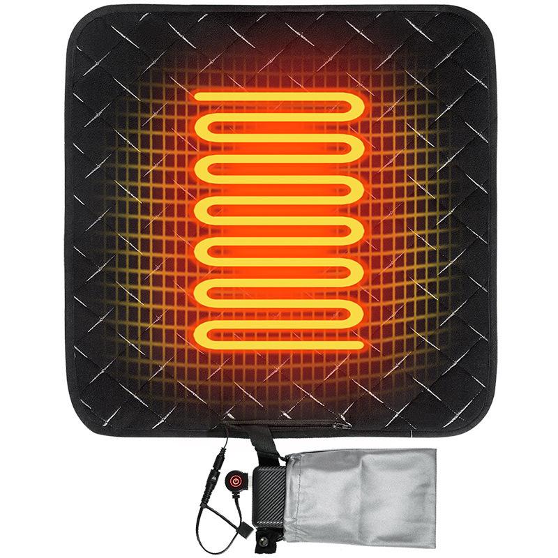 Winter Warm Soft Plush Heating Seat Cushion for Office Chair