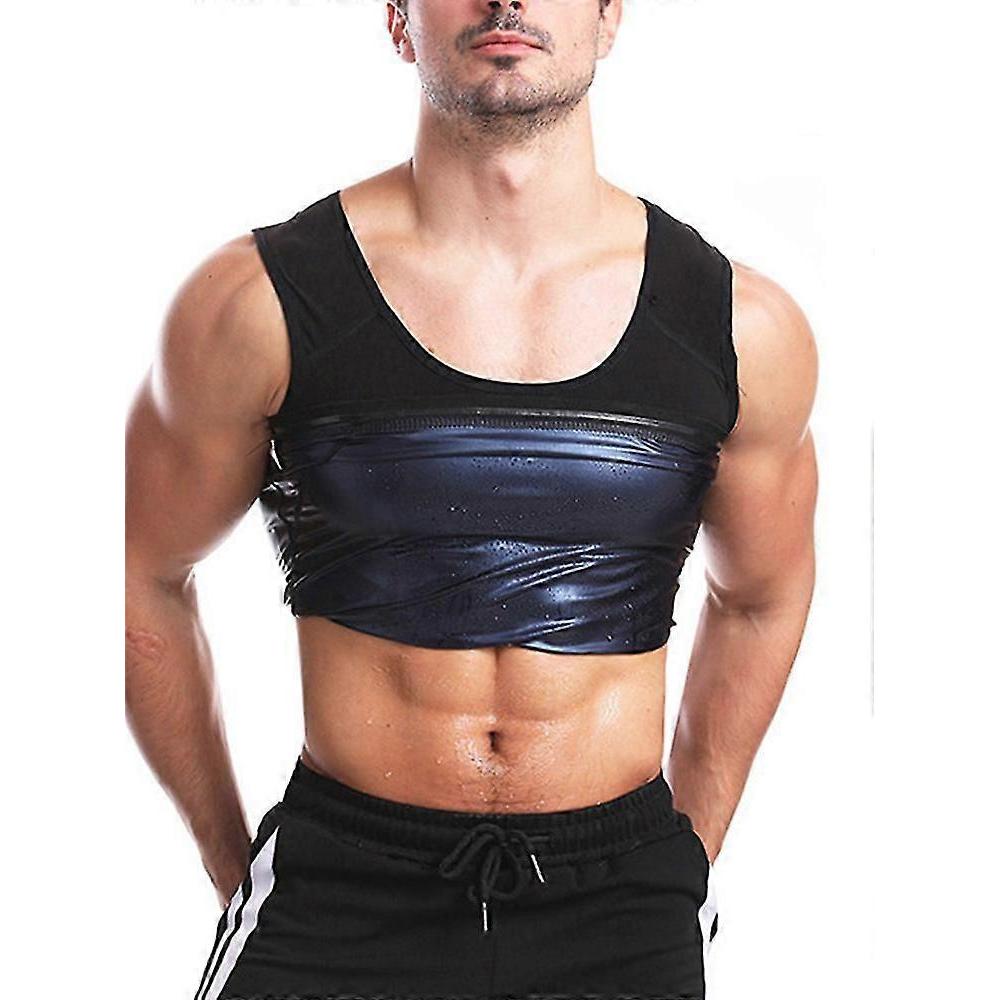 100% New Mens Compression Shirt Slimming Body Shaper Vest Workout Tank Tops Abs Abdomen Undershirts