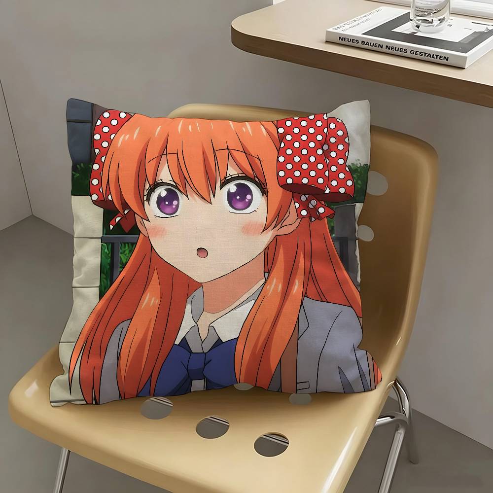 1pc Anime M-onthly Girls Nozaki-kun Pillow Case Fashion Square Pillowcase Bedroom Sofa Room Ins Decoration Leisure