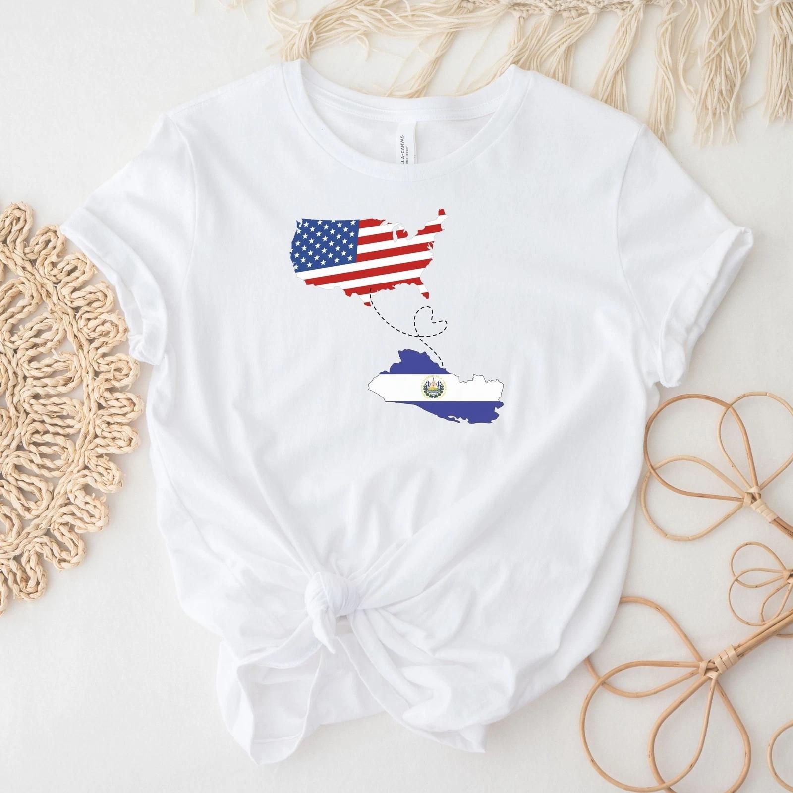 El Salvador USA Shirt XL